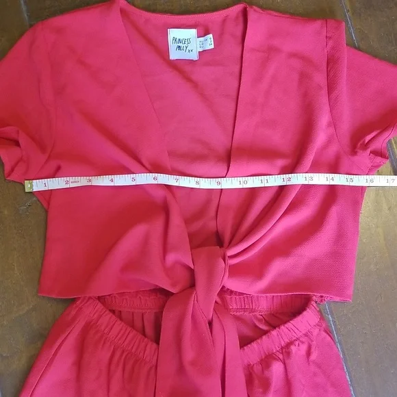 Princess Polly Red Romper - Picture 10 of 11